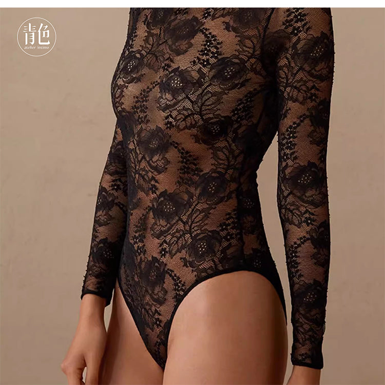 Atelier Intimo Rose Lace Bodysuit