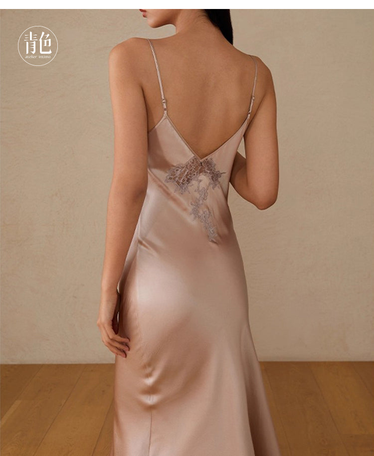 Atelier Intimo Spreading Vines Slip Dress