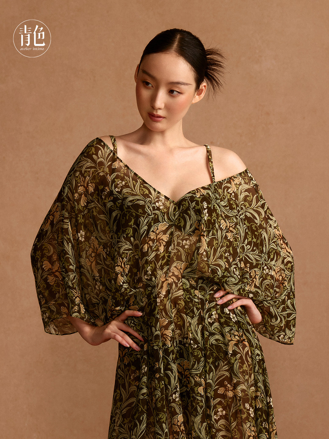 Atelier Intimo Jinxia Printed Robe