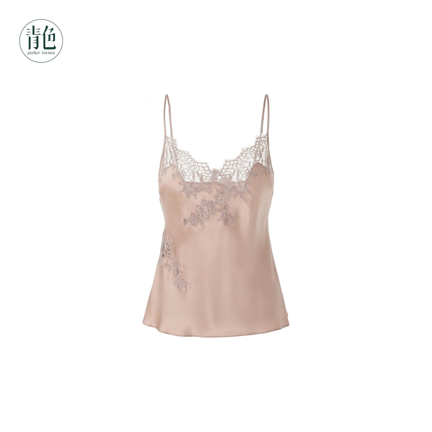 Atelier Intimo Spreading Vines Silk Camisole