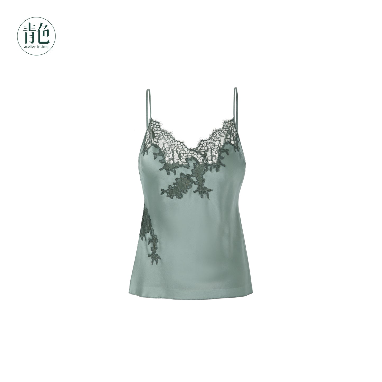 Atelier Intimo Spreading Vines Silk Camisole