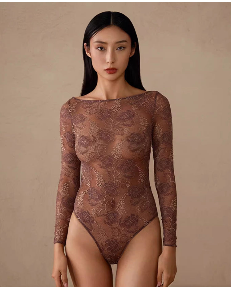 Atelier Intimo Rose Lace Bodysuit