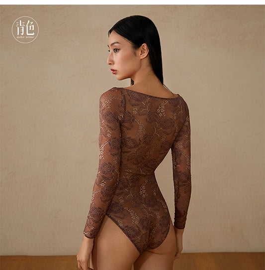 Atelier Intimo Rose Lace Bodysuit