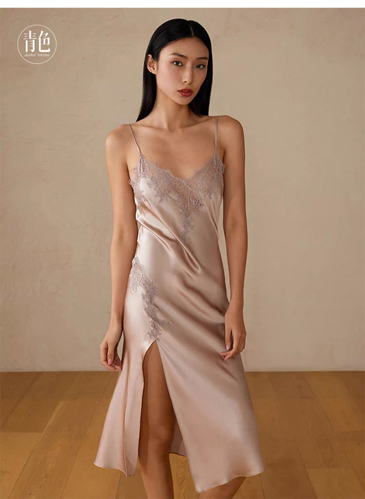 Atelier Intimo Spreading Vines Slip Dress