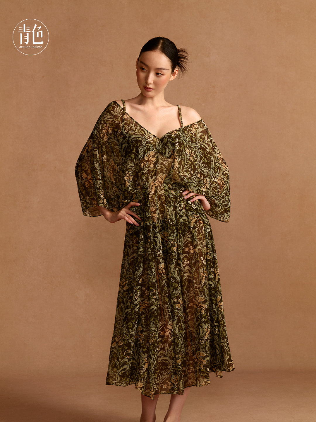 Atelier Intimo Jinxia Printed Robe