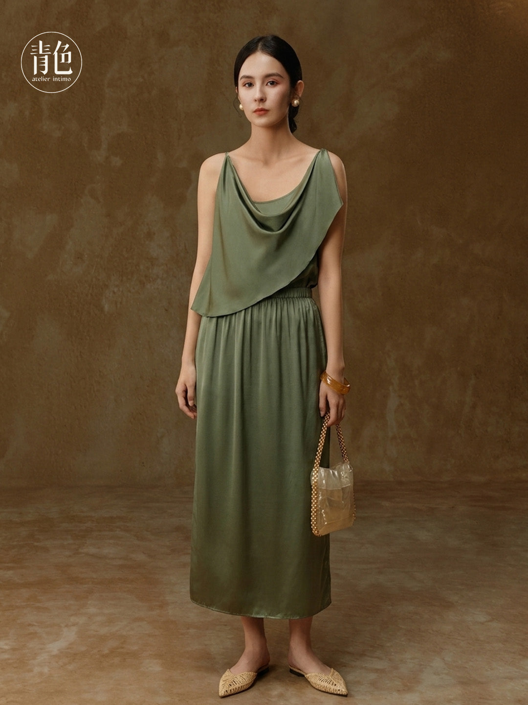 Atelier Intimo Wanfengxu Silk Slip Dress