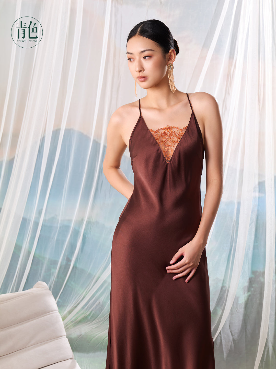 Atelier Intimo Jiuge Camisole Maxi Dress