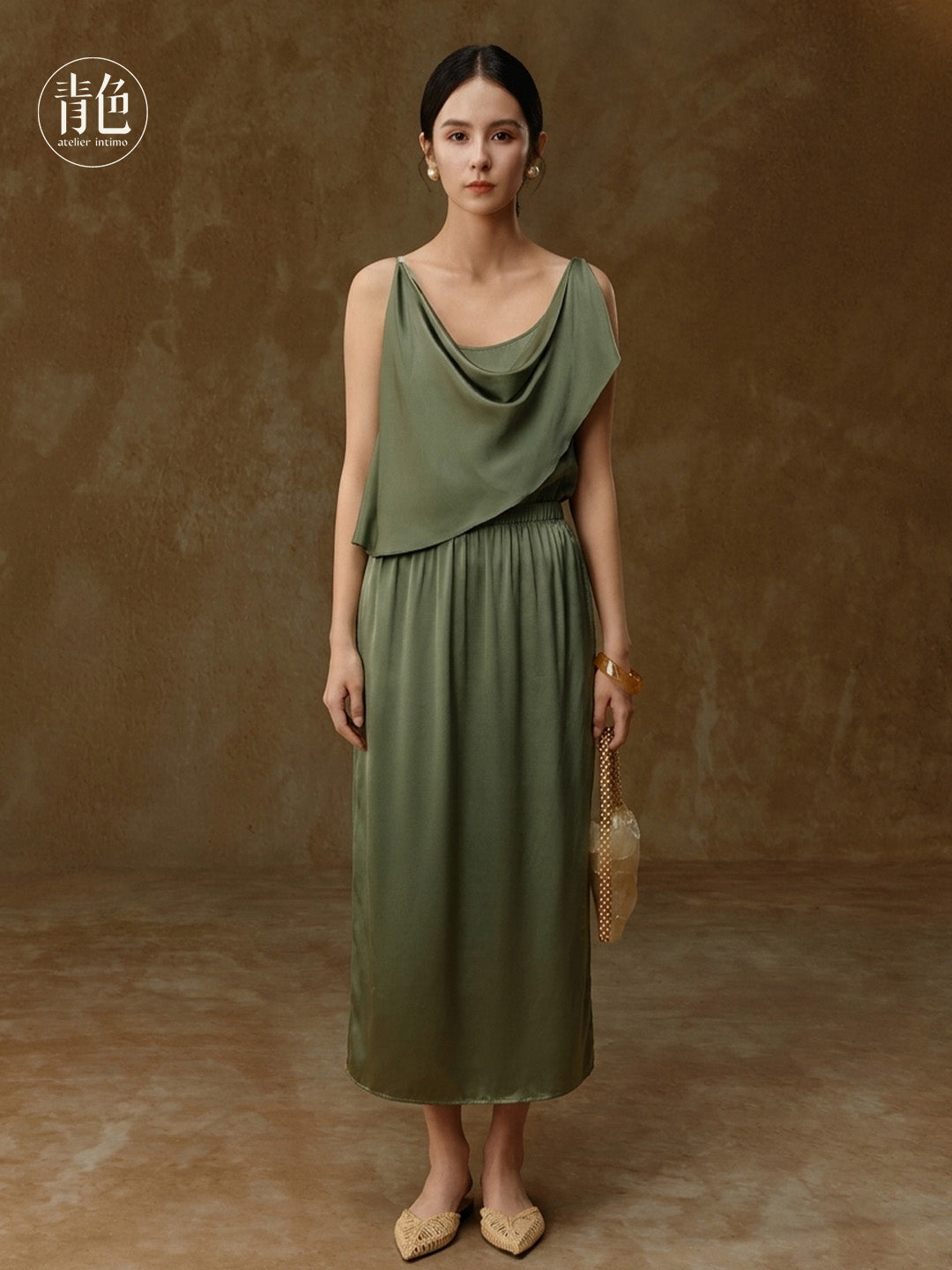 Atelier Intimo Wanfengxu Silk Slip Dress