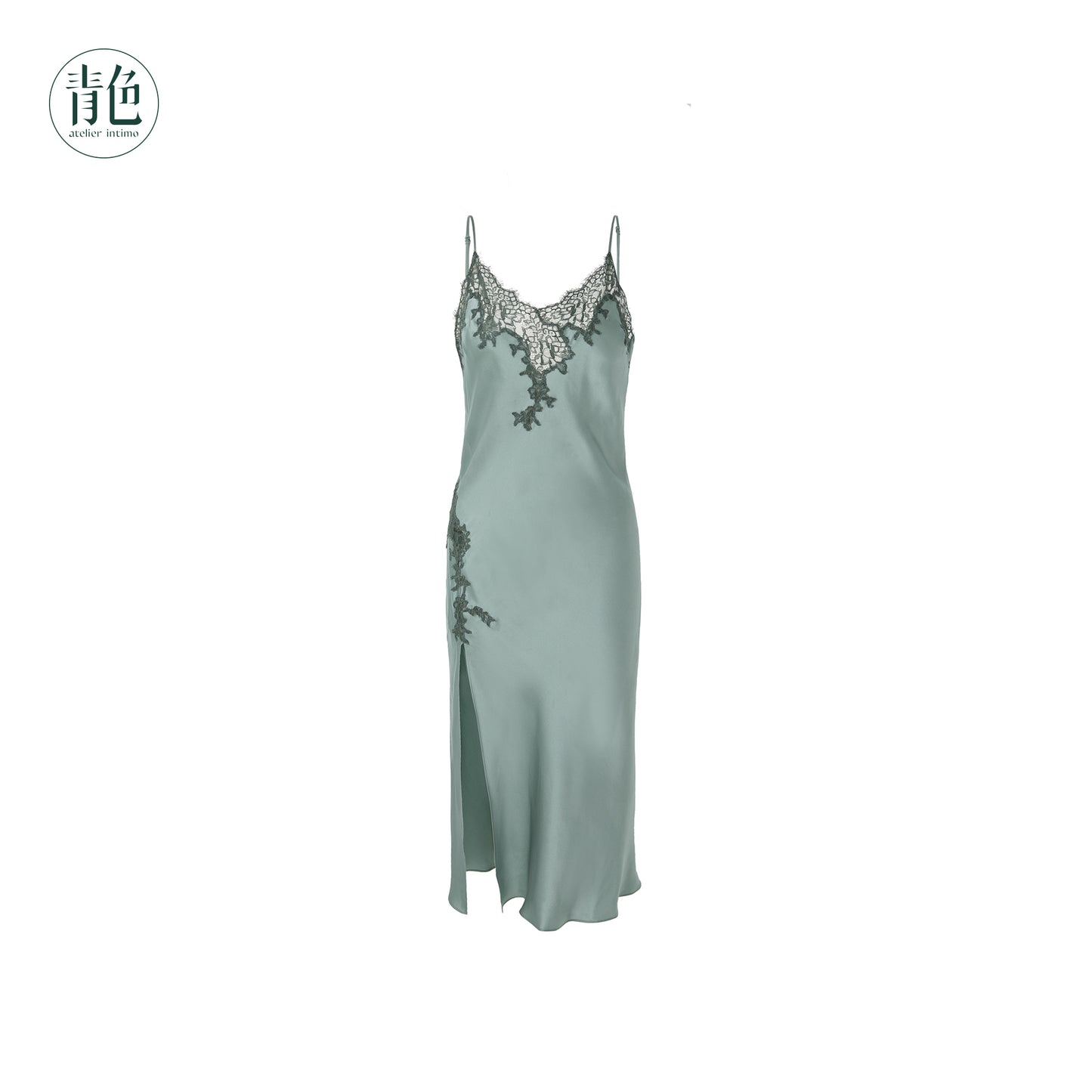 Atelier Intimo Spreading Vines Slip Dress