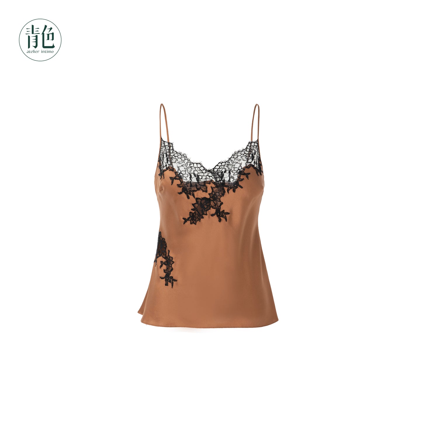 Atelier Intimo Spreading Vines Silk Camisole