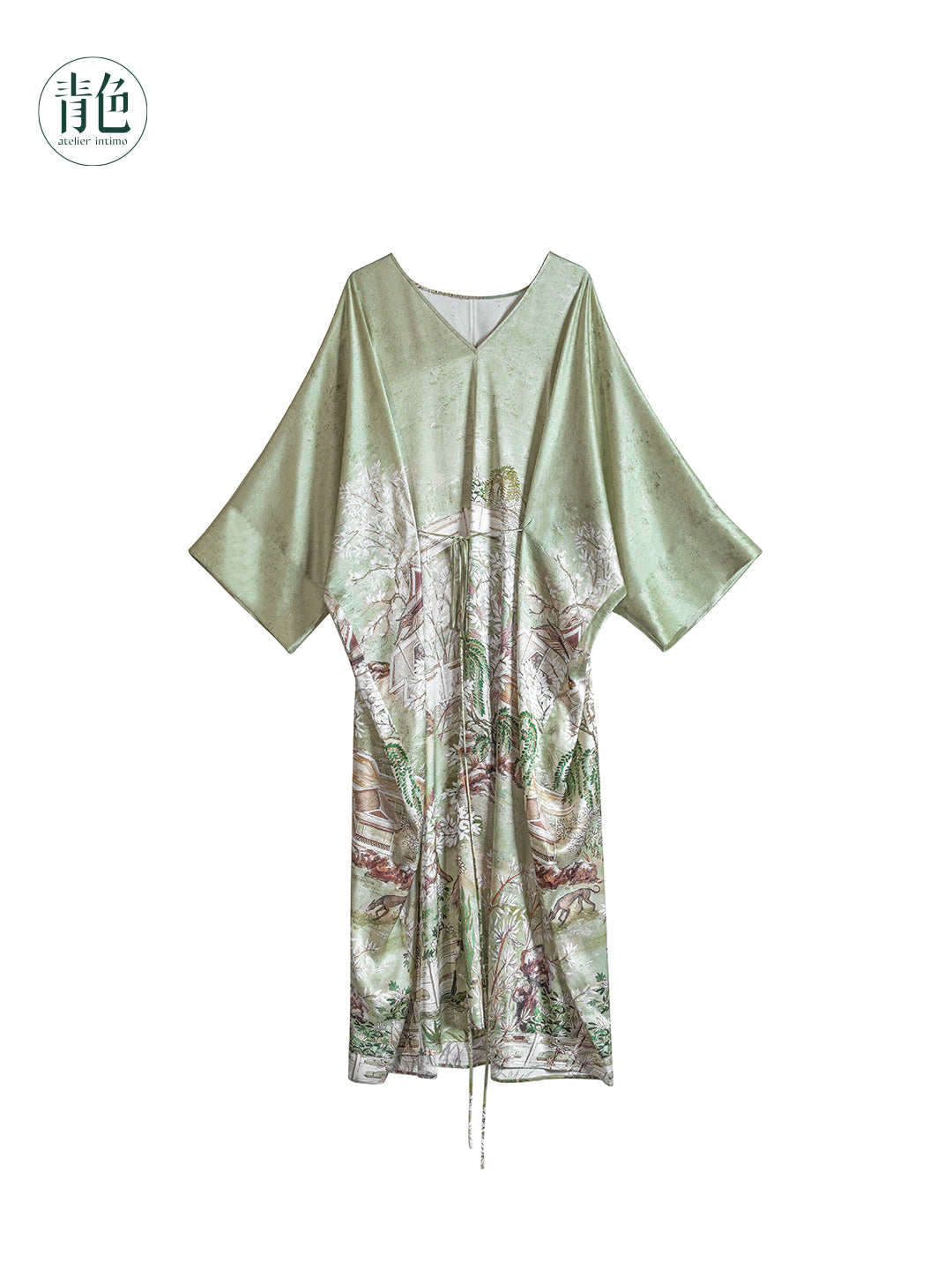 Atelier Intimo Yiqu Placement Print Robe