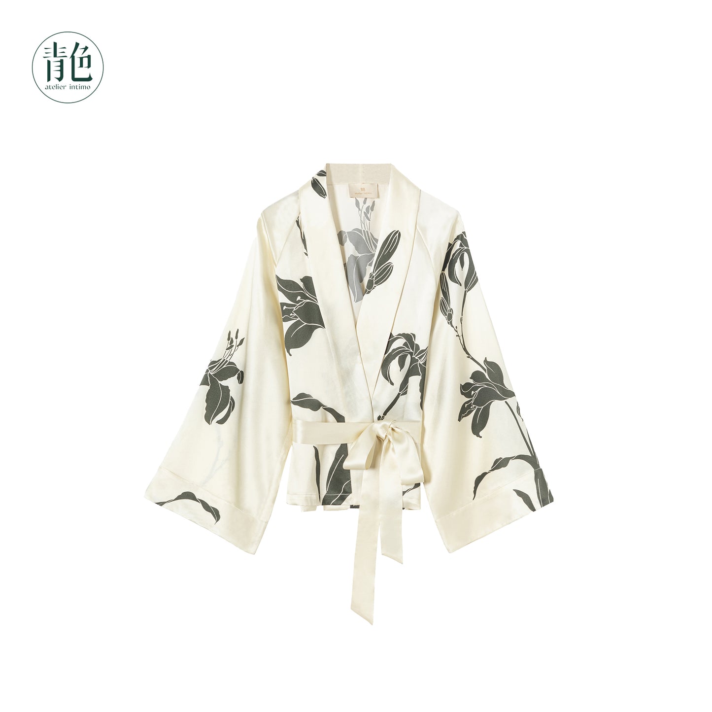 Atelier Intimo Flower Shadow Short Robe